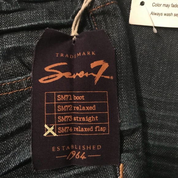 NWT- Seven7 Jeans 👖... Relaxed Flap 🔥🔥 - Picture 7 of 8